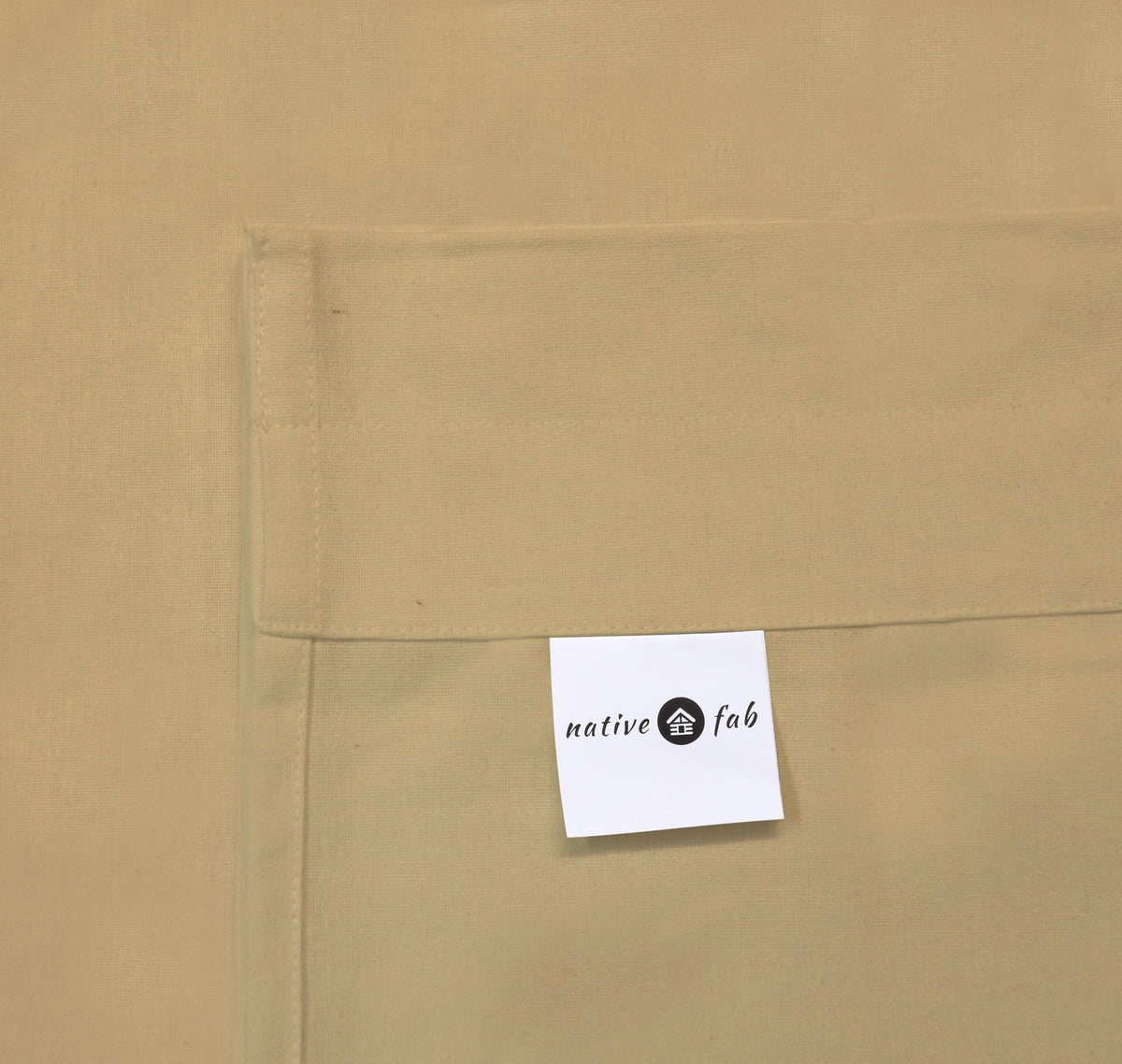 Beige 100% Cotton Kitchen Window Curtain Tiers Valance Set 3 Piece U176