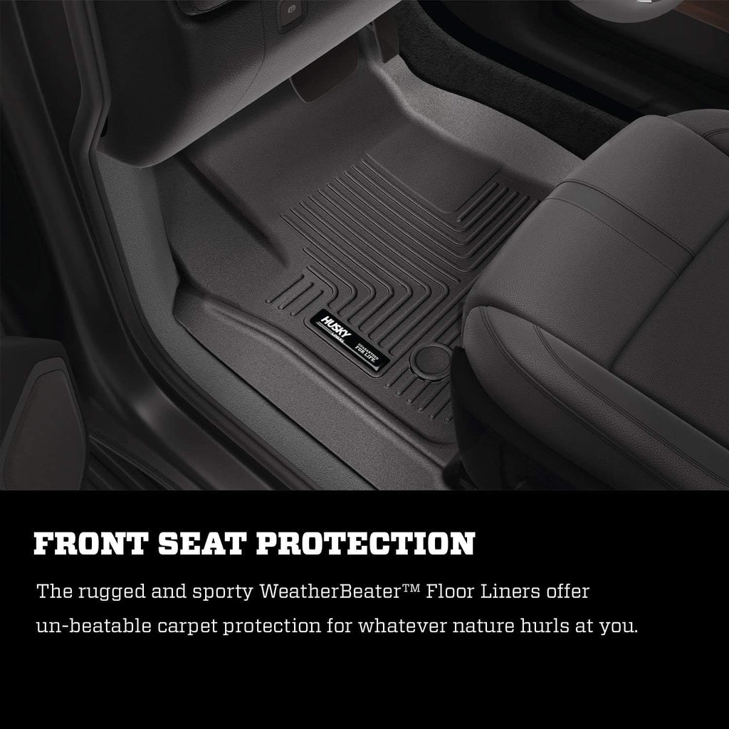 Black Front & 2nd Seat Floor Liners 3 Pcs S7317