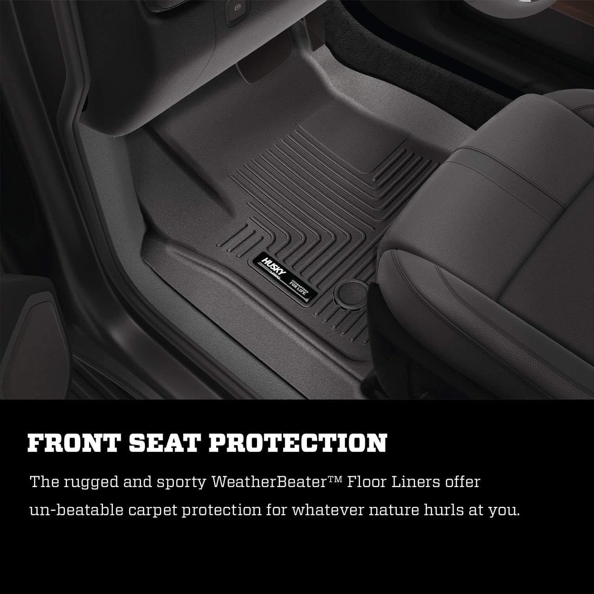 Black Front & 2nd Seat Floor Liners 3 Pcs S7317