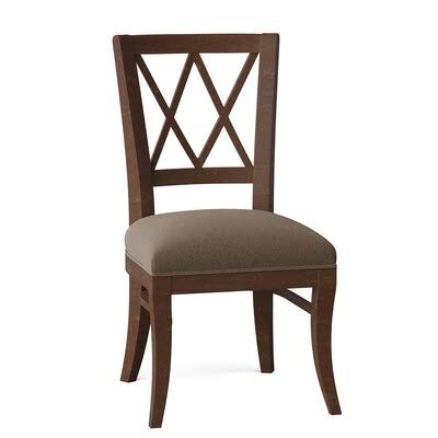 Cross Back Side Chair Walnut W6624