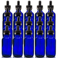 Cobalt Blue 2oz Glass Dropper Bottles Pack of 20 A5983