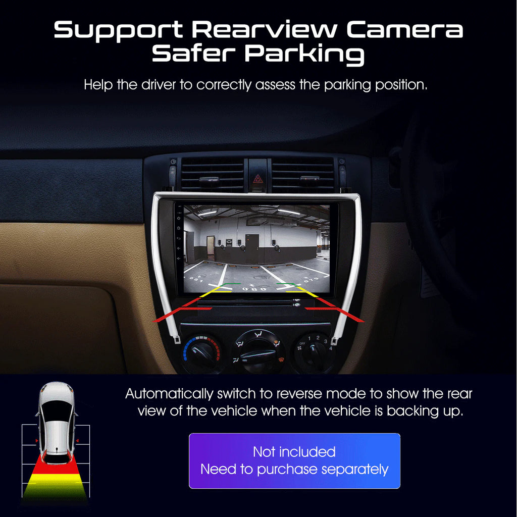 10.1in Carplay Android 12 Car Stereo Radio P906