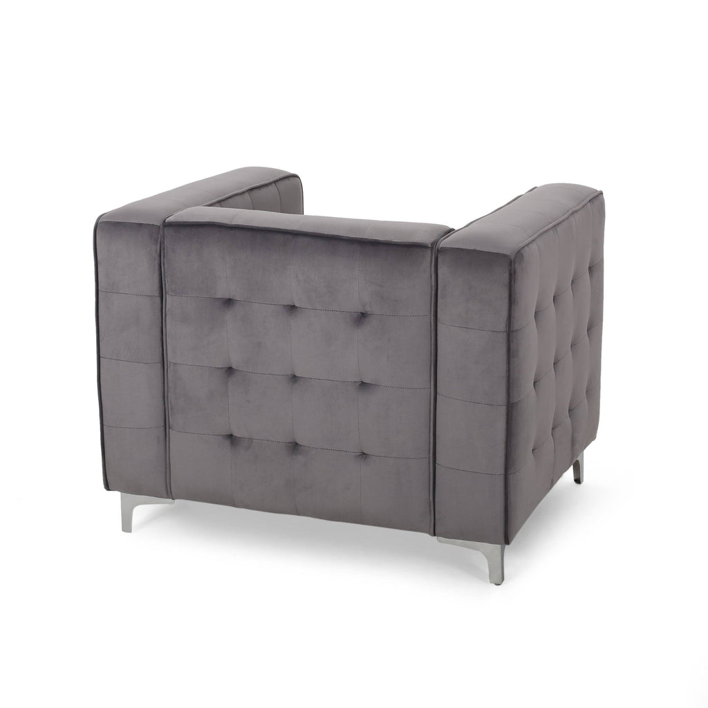 Velvet Cube Club Chair O5724
