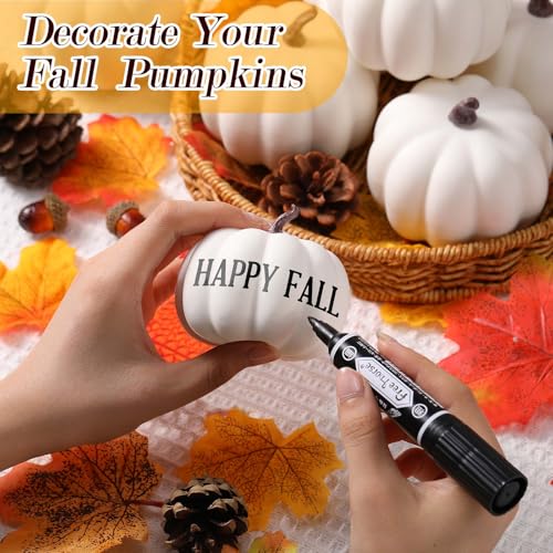 50 Pcs 3.15 Inch Orange Fall Artificial Foam Pumpkins C186