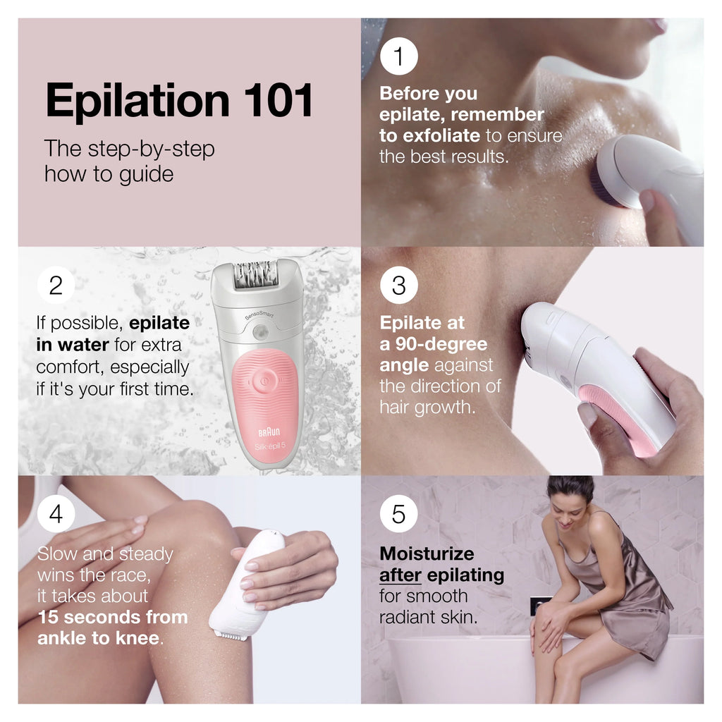 White Pink Epilator Y954078
