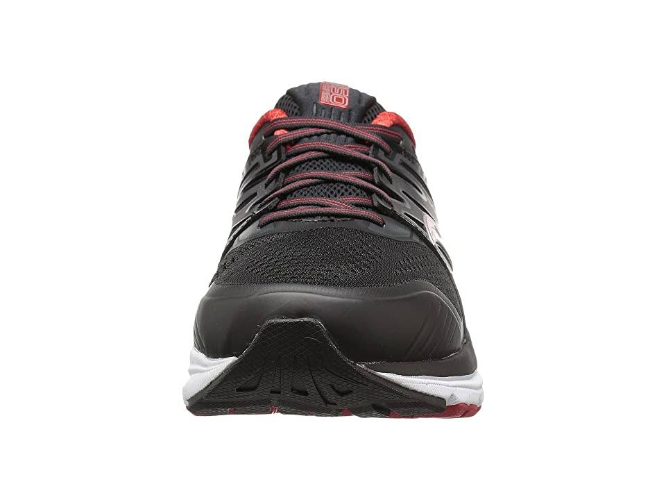 Grey/Black/Red Men&s Size 8.5 Running Shoes N3277