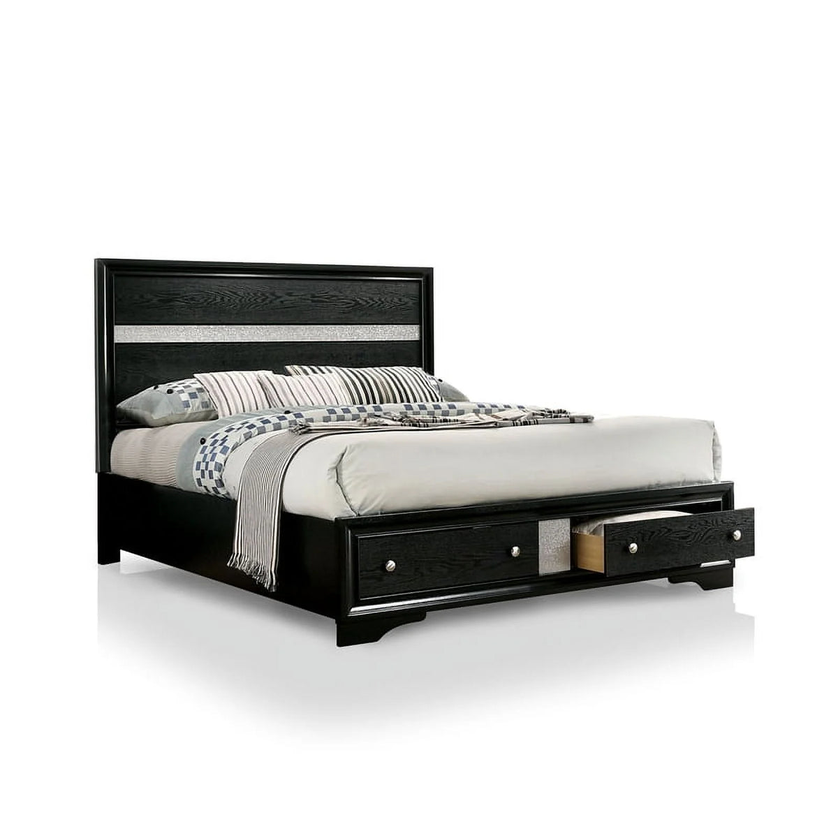 Black 3-Piece King Bedroom Set R786689