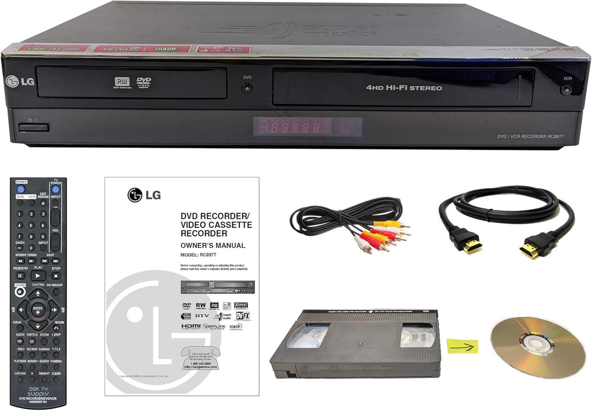 VHS to DVD Recorder VCR Combo with HDMI Z2703