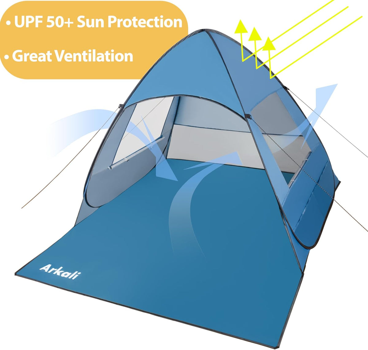 Blue UPF 50+ Pop Up Sun Shelter Z32506