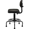 Fabric Desk Stool Black S864