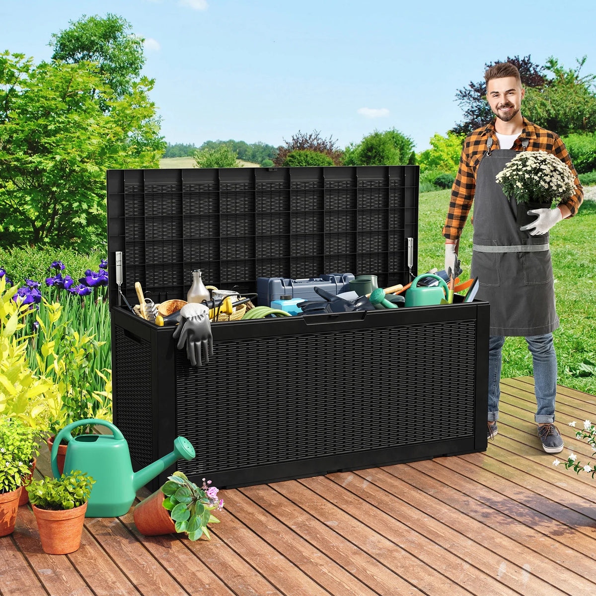 100 Gallon Waterproof Outdoor Storage Box G1193