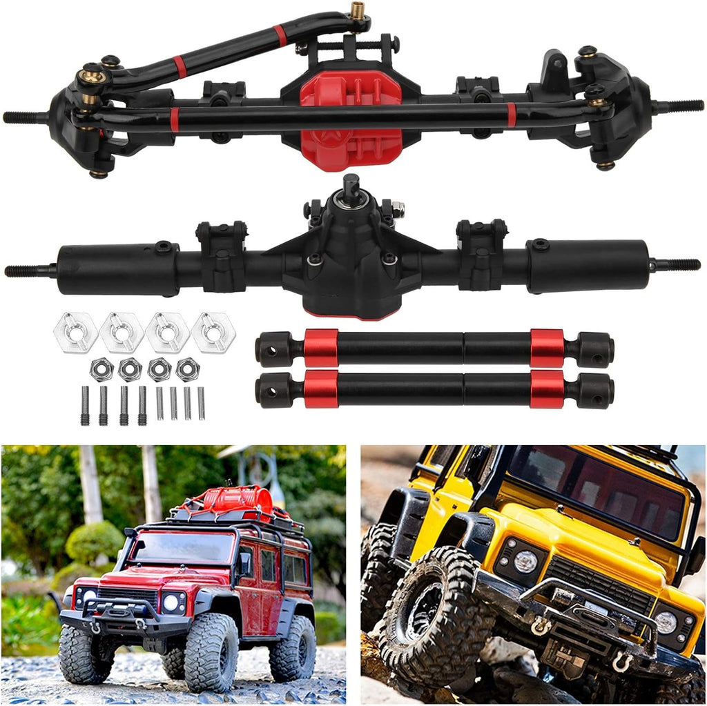 2pcs Metal Front Rear Drive Axle Shaft with 38T/15T Gear Teeth for 1/10 RC Car L635
