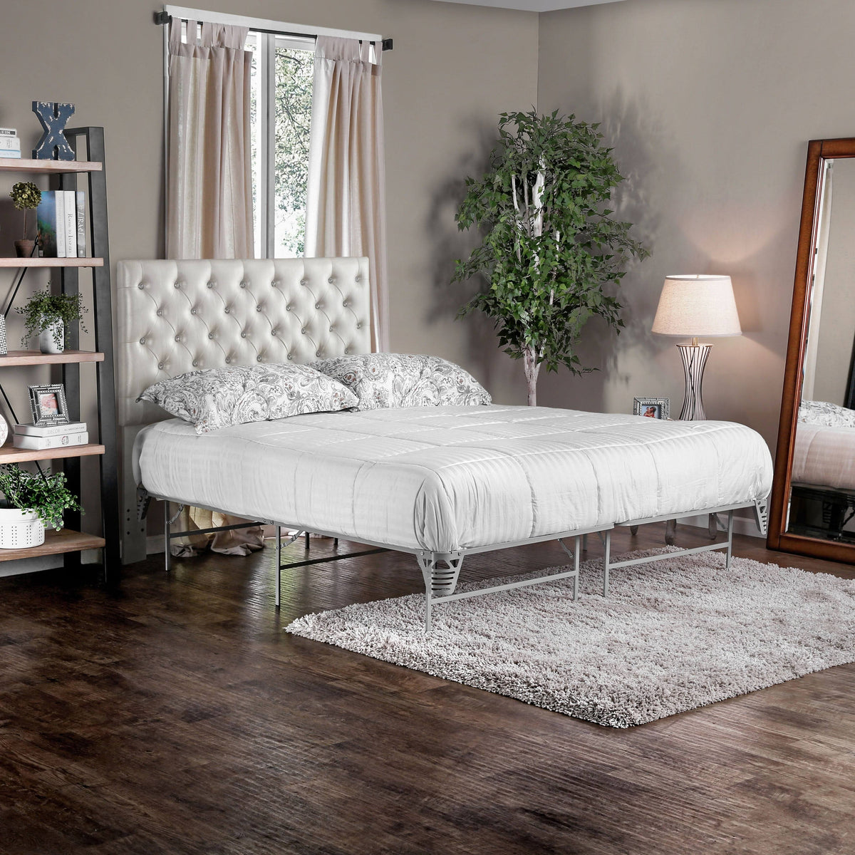 Platform Bed Frame with Mattress Foundation Full F39137