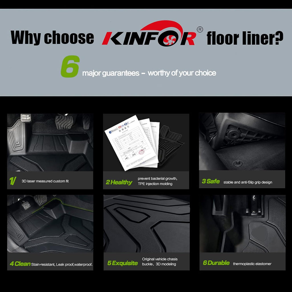 Custom Fit TPE Floor Mats 2 Row Seat Q48144