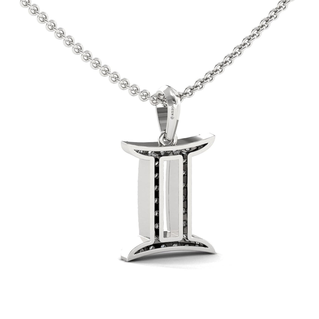18Kt Yellow Rose White Gold Diamond Pendant N2713