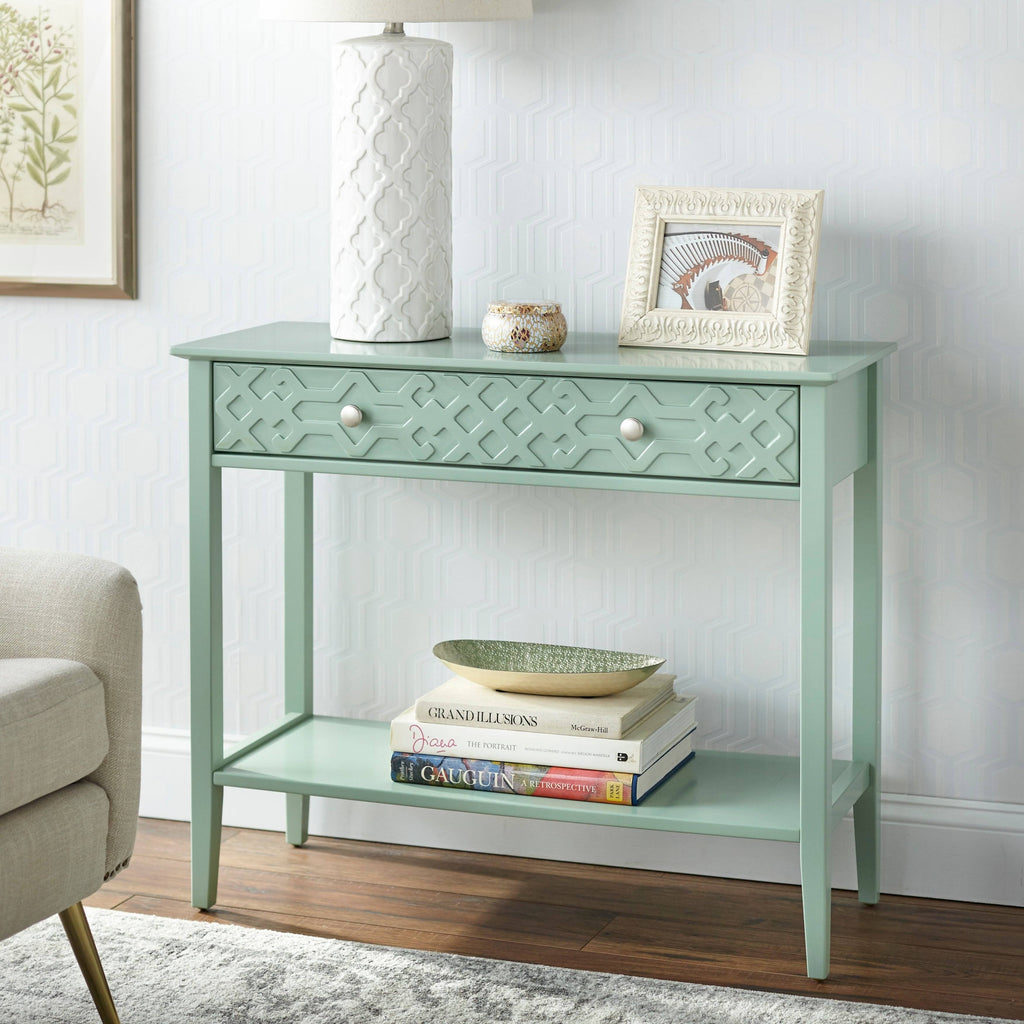 White Console Table K6028
