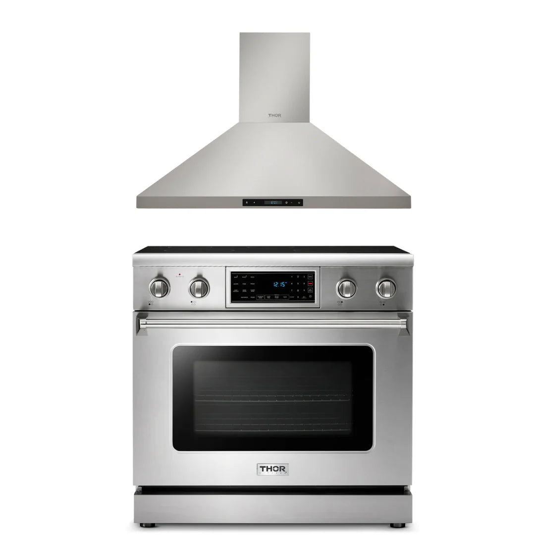 36 Electric Range and Range Hood L57570