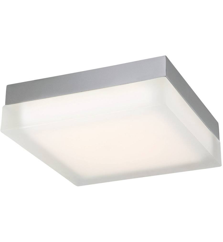 Titanium LED Square Flush Mount J8355
