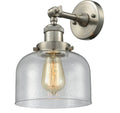 Large Bell 1 Light Sconce LED (Nickel) V506