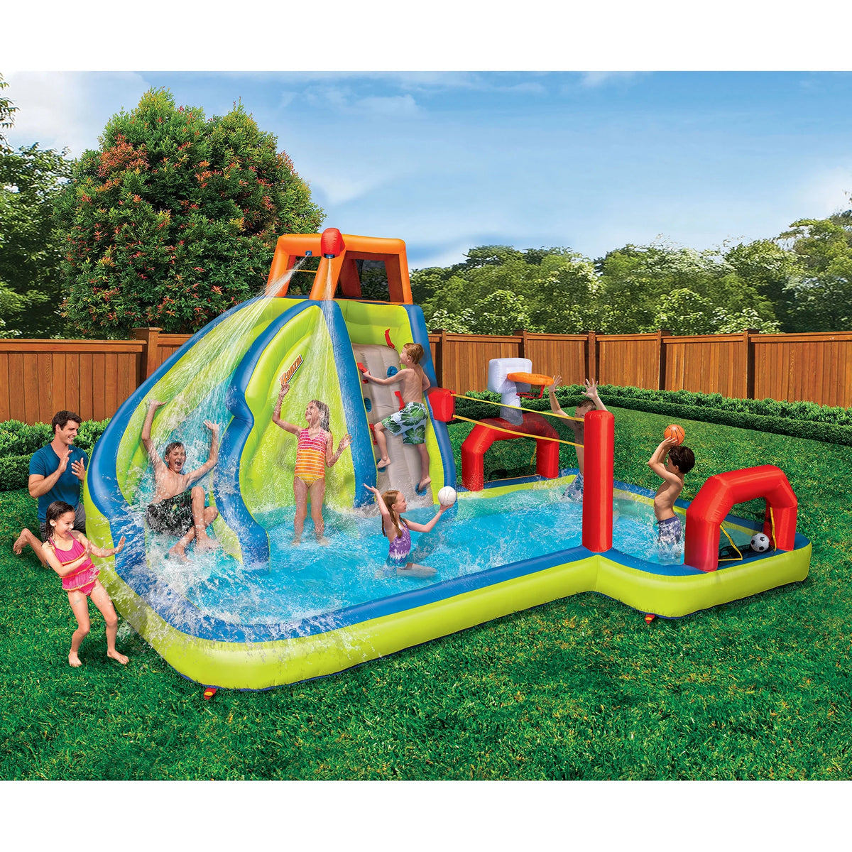 Inflatable Bouncer Water Slide W726235
