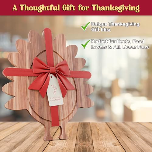 17-Inch Acacia Wood Christmas Cutting Board M291