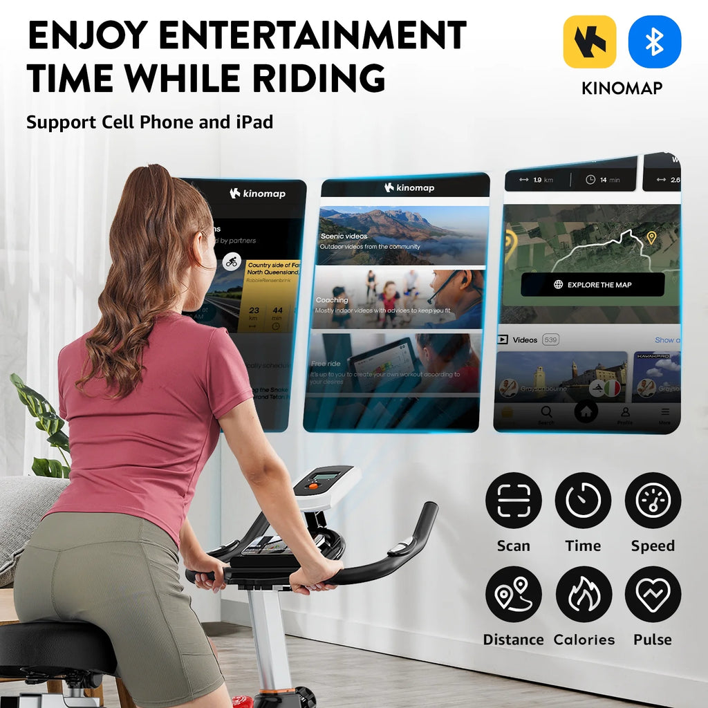 Indoor Cycling Bike Stationary Magnetic Resistance 35lbs B524725