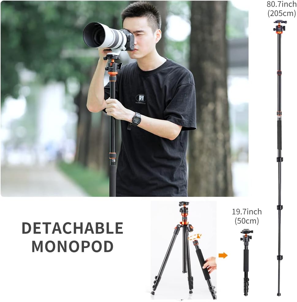 78 inch Aluminum Camera Tripod with 360 Degree Ball Head, Pack of 2 R86003
