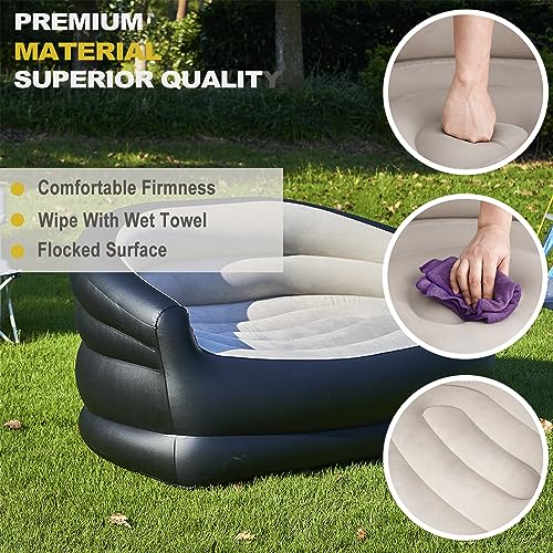 Inflatable Air Sofa for Camping, Double Size Y73860