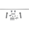 Barn Door Hardware Set with 6 ft Track for 1 3/8 inch Doors, PC Chrome, Track Length: 72 Inch H1308