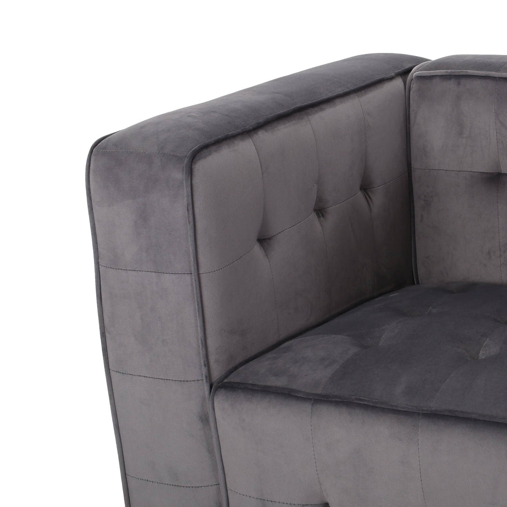 Velvet Cube Club Chair O5724