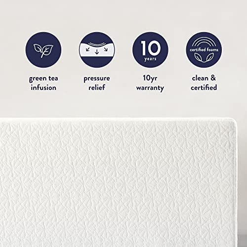 8 inch Twin Green Tea Memory Foam Mattress J565523