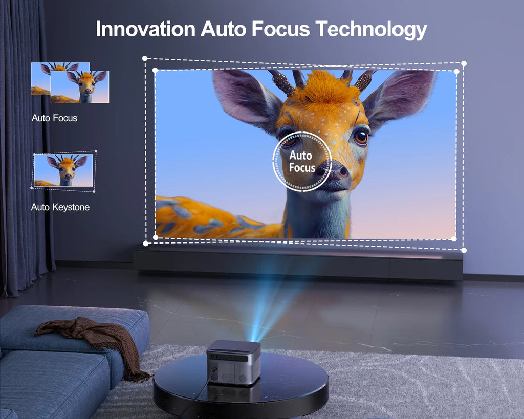 Native 1080P 5G WiFi 6 LCD Projector W42883