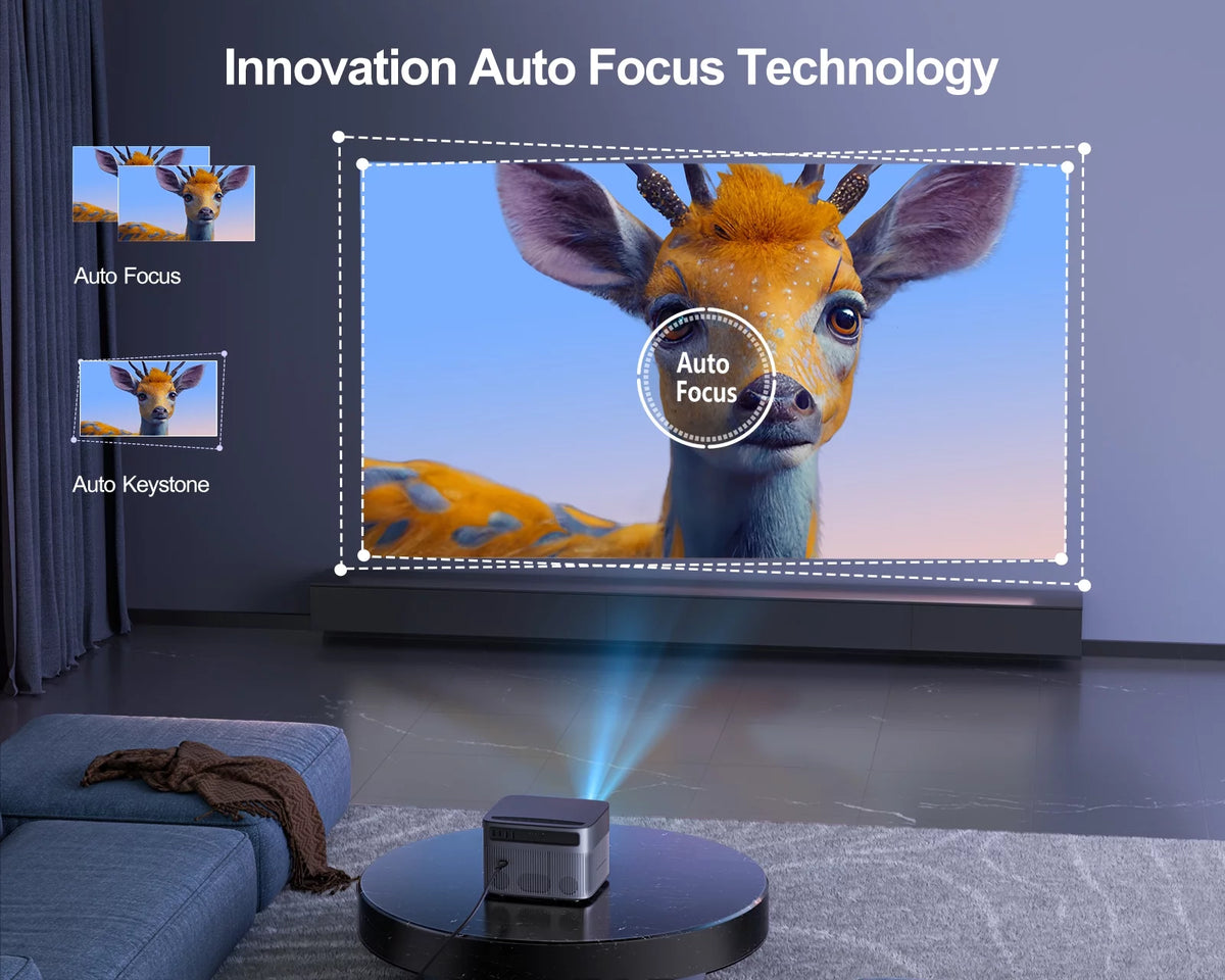 Native 1080P 5G WiFi 6 LCD Projector W42883