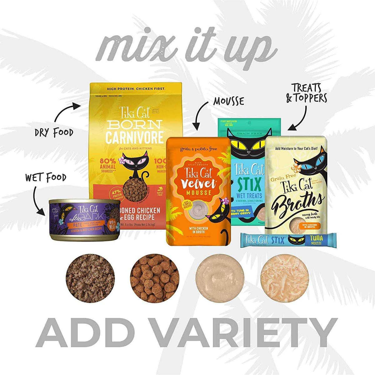 Tiki Cat Velvet Mousse Variety Pack Wet Cat Food K122