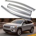 Car Window Visor Vent Shade Deflector Sun Rain Guards H75187
