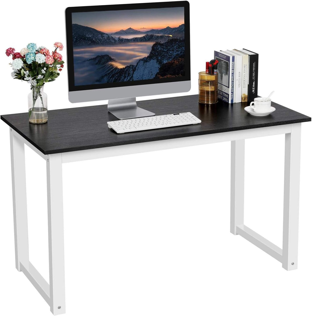White Computer Desk for Home Office M684