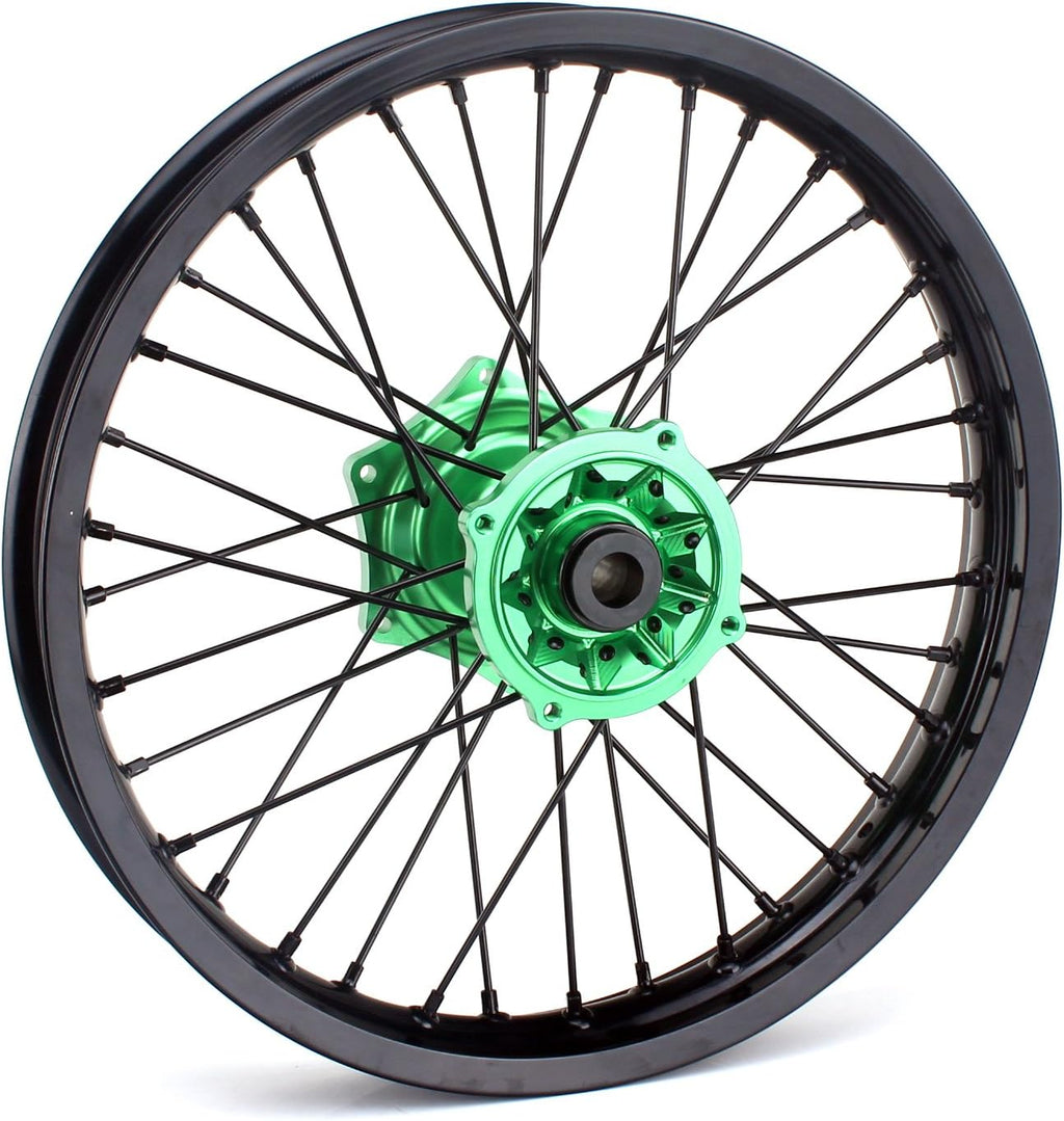 Green Complete Rear Wheel Rim for Kawasaki KX125 KX250 F96906