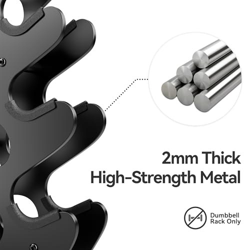 Compact A-Frame Weight Rack with Rubber Covers O832