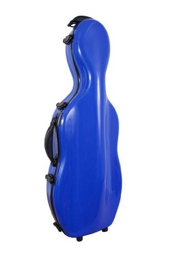 Blue Adjustable Viola Case with Wheels L438