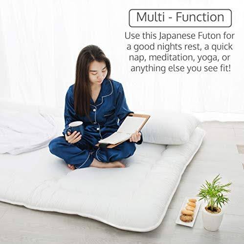 Full Long Foldable Futon Mattress with Sheet X205233