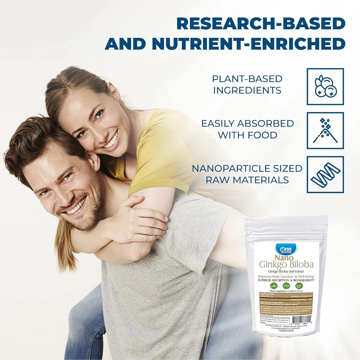 Ginkgo Biloba Extract Brain & Memory Drops Powder H684361