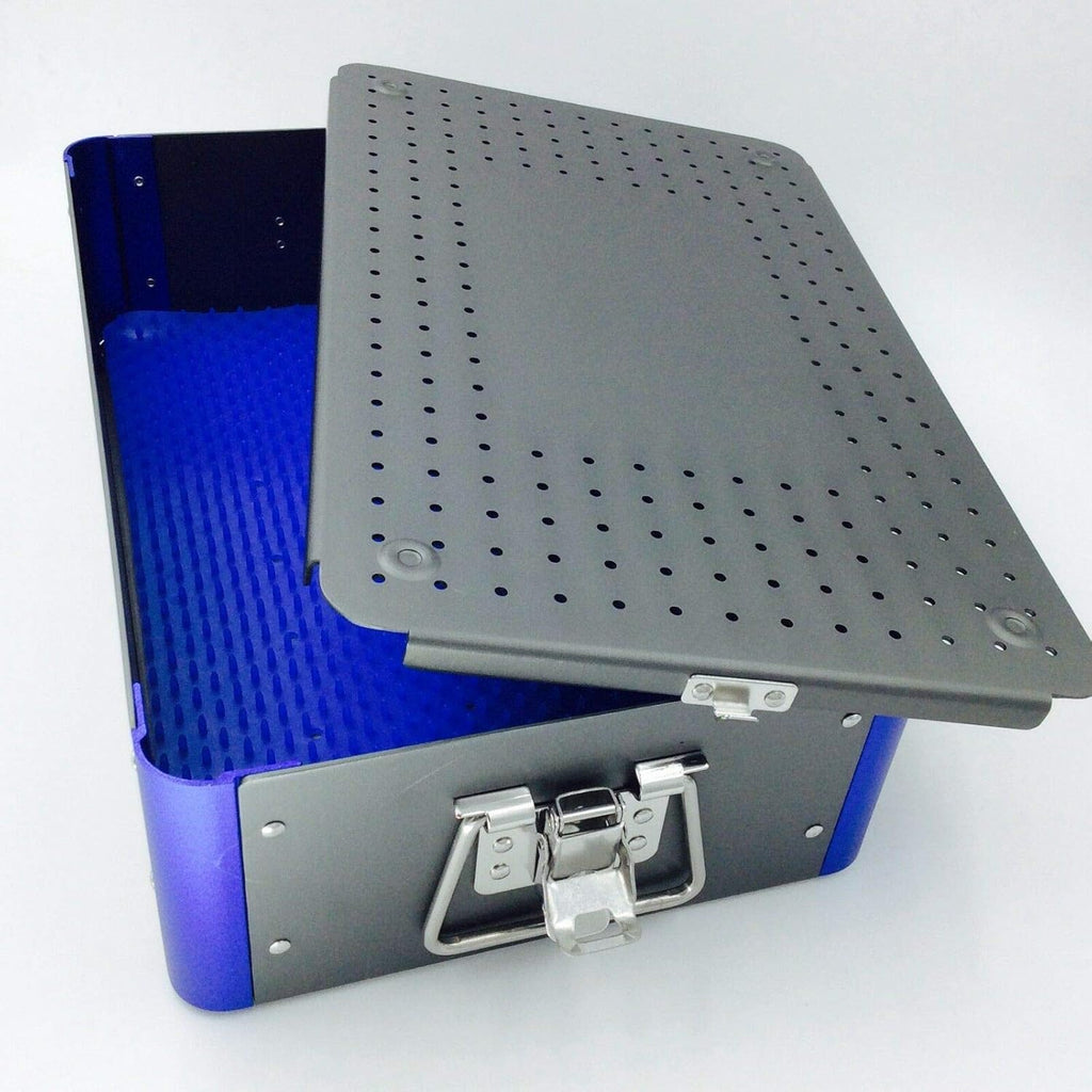 Surgical Instrument Sterilization Tray with Silicone Mat M479
