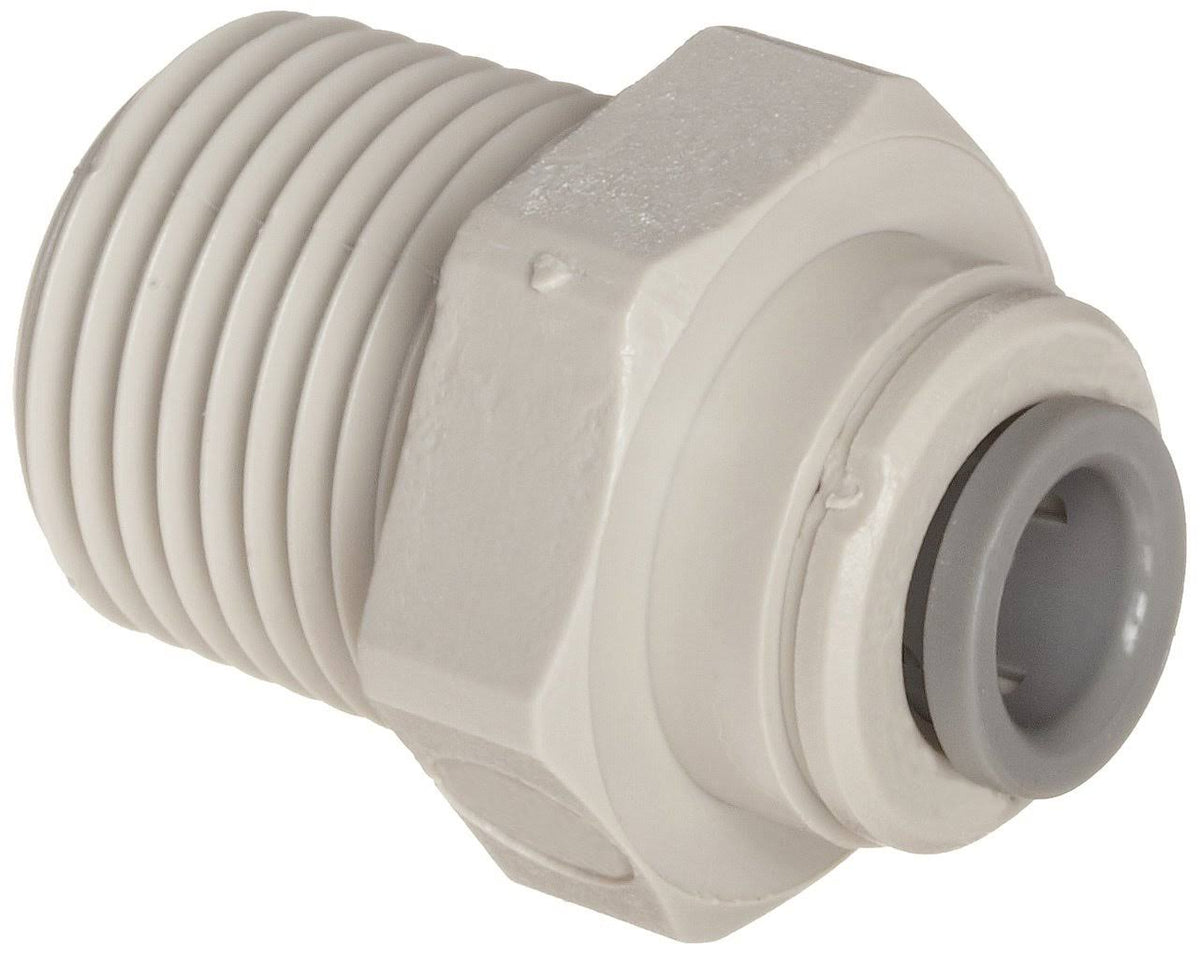 Beige 3/8 QC x 1/2 NPT Male Connector 10 Pack C213