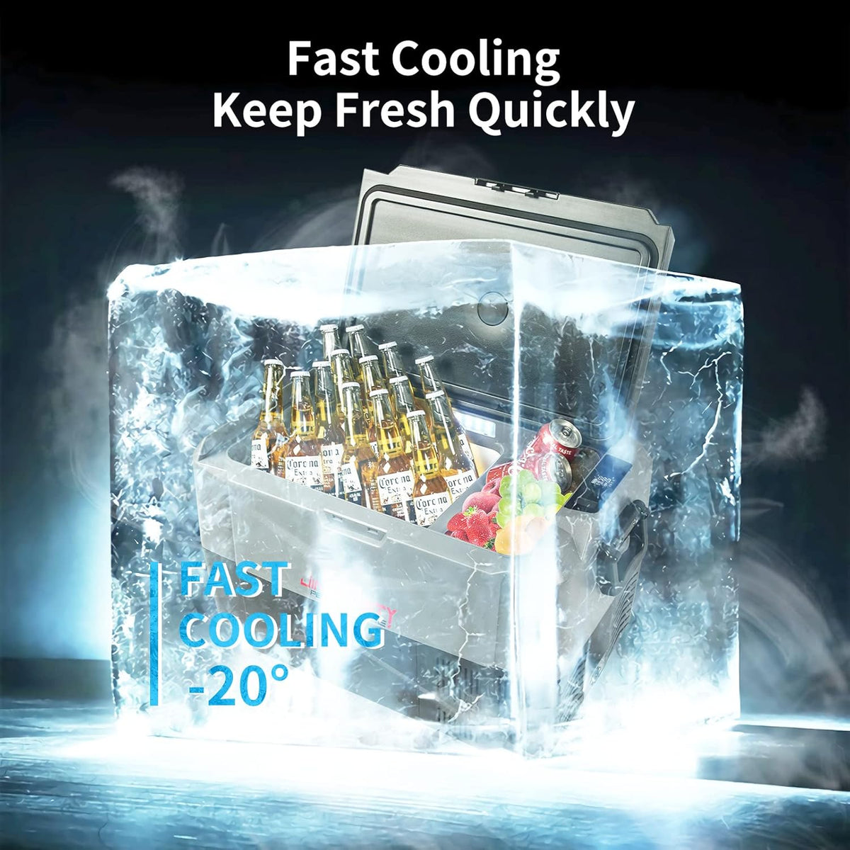 30 Quart Dual Temperature Control Portable Fridge K87712