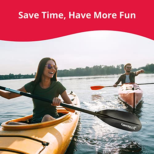 96” Fiberglass Reinforced Nylon 2-Piece Kayak Paddle D927
