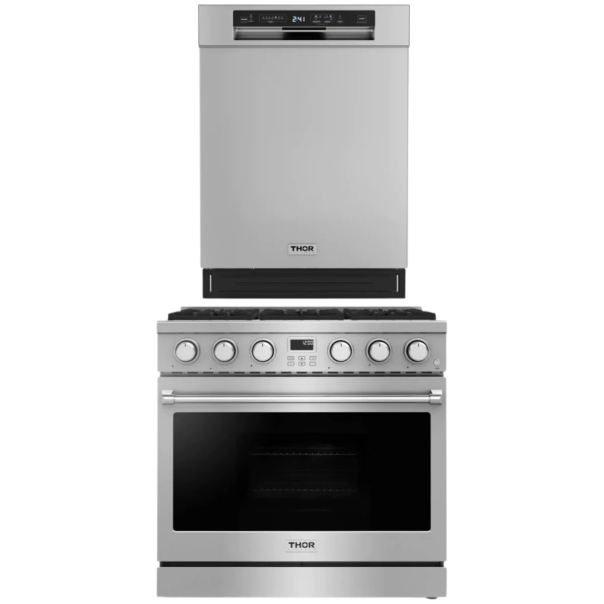 36 Gas Range and Dishwasher B668