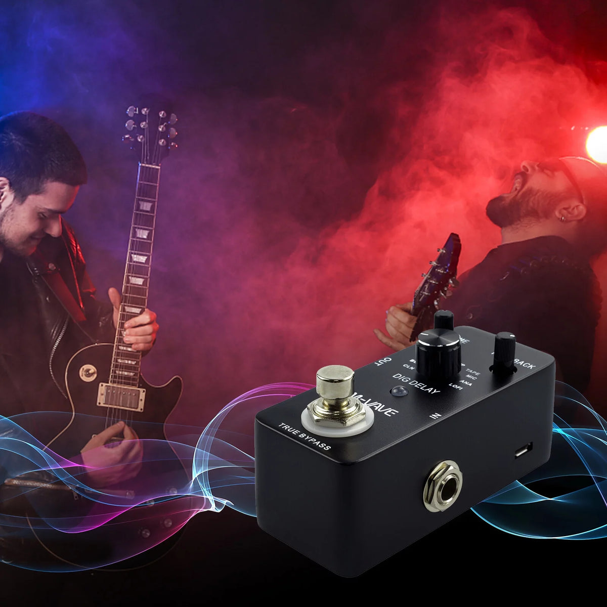 Digital Delay Guitar Effect Pedal T58446