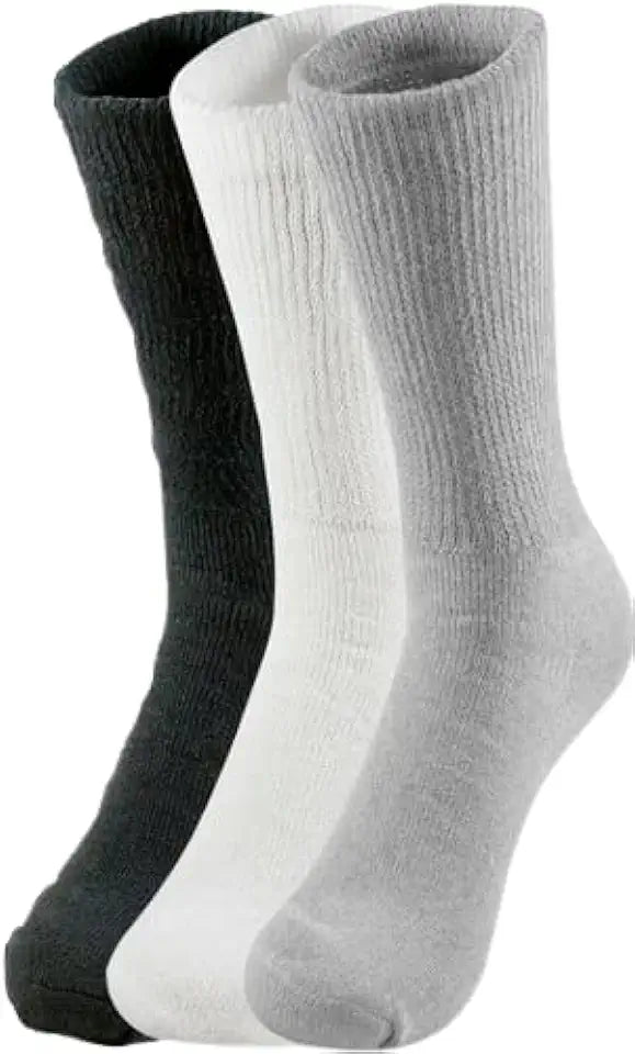 2-12 Pairs Soft Breathable Cotton Crew Socks P590