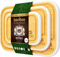 Bamboo Cutting Board with Juice Groove 3-Piece Set O817811