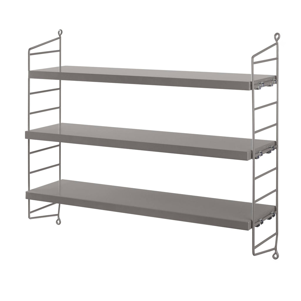 Grey Pocket Wall Shelf C385529